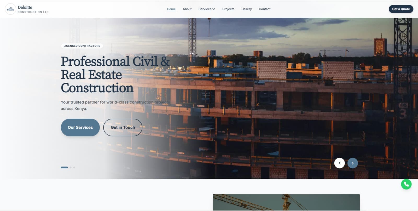 Deloitte Construction Limited